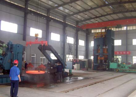 環(huán)鍛車間調試圓滿結束投入正常生產