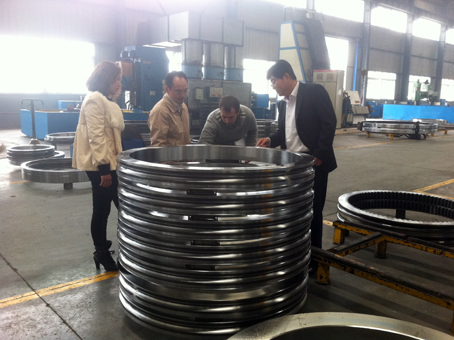 歐洲客戶到我司進(jìn)行產(chǎn)品驗收