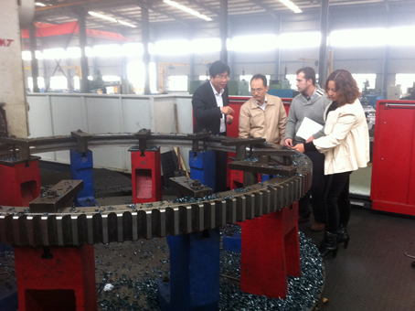 歐洲客戶到我司進(jìn)行產(chǎn)品驗收