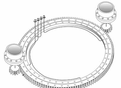 旋轉(zhuǎn)平臺結(jié)構(gòu)示意圖1